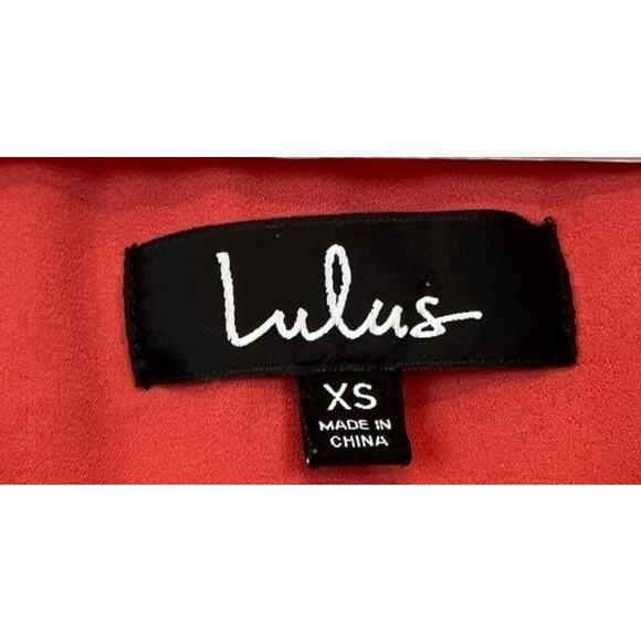 Lulus Lulu's Castana Rust Red Button Up Skater Dress Size XS Mini Tie Back Flare - Picture 2 of 6